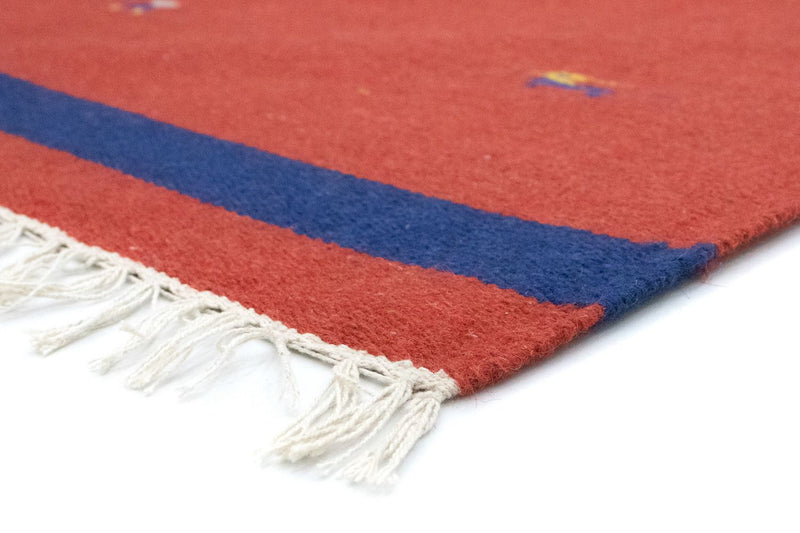 Tapis Kelim - Tendance - 180 x 120 cm - rouge