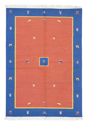 Tapis Kelim - Tendance - 200 x 140 cm - orange