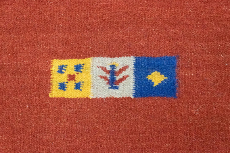 Tapis Kelim - Tendance - 200 x 140 cm - rouge