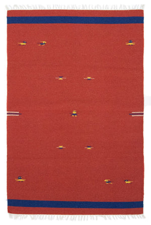 Tapis Kelim - Tendance - 180 x 120 cm - rouge