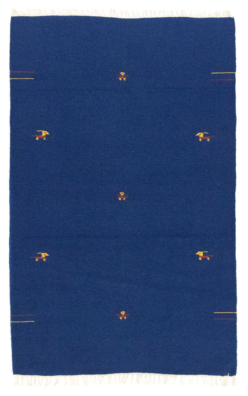 Tapis Kelim - Tendance - 180 x 120 cm - bleu