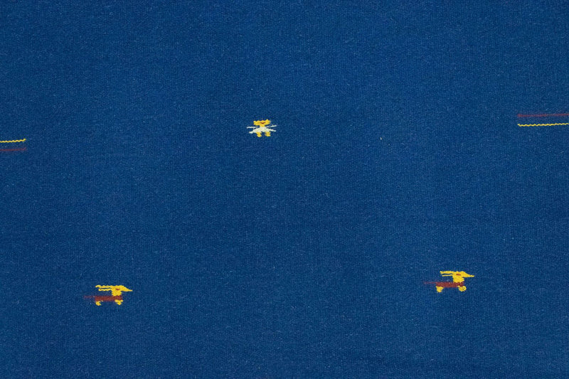 Tapis Kelim - Tendance - 180 x 120 cm - bleu