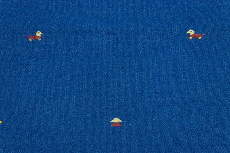 Tapis Kelim - Tendance - 180 x 120 cm - bleu