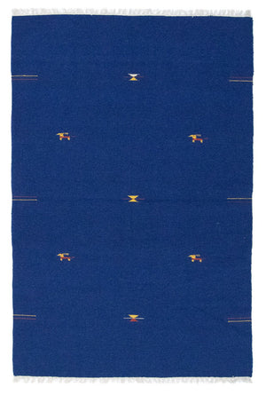 Tapis Kelim - Tendance - 180 x 120 cm - bleu