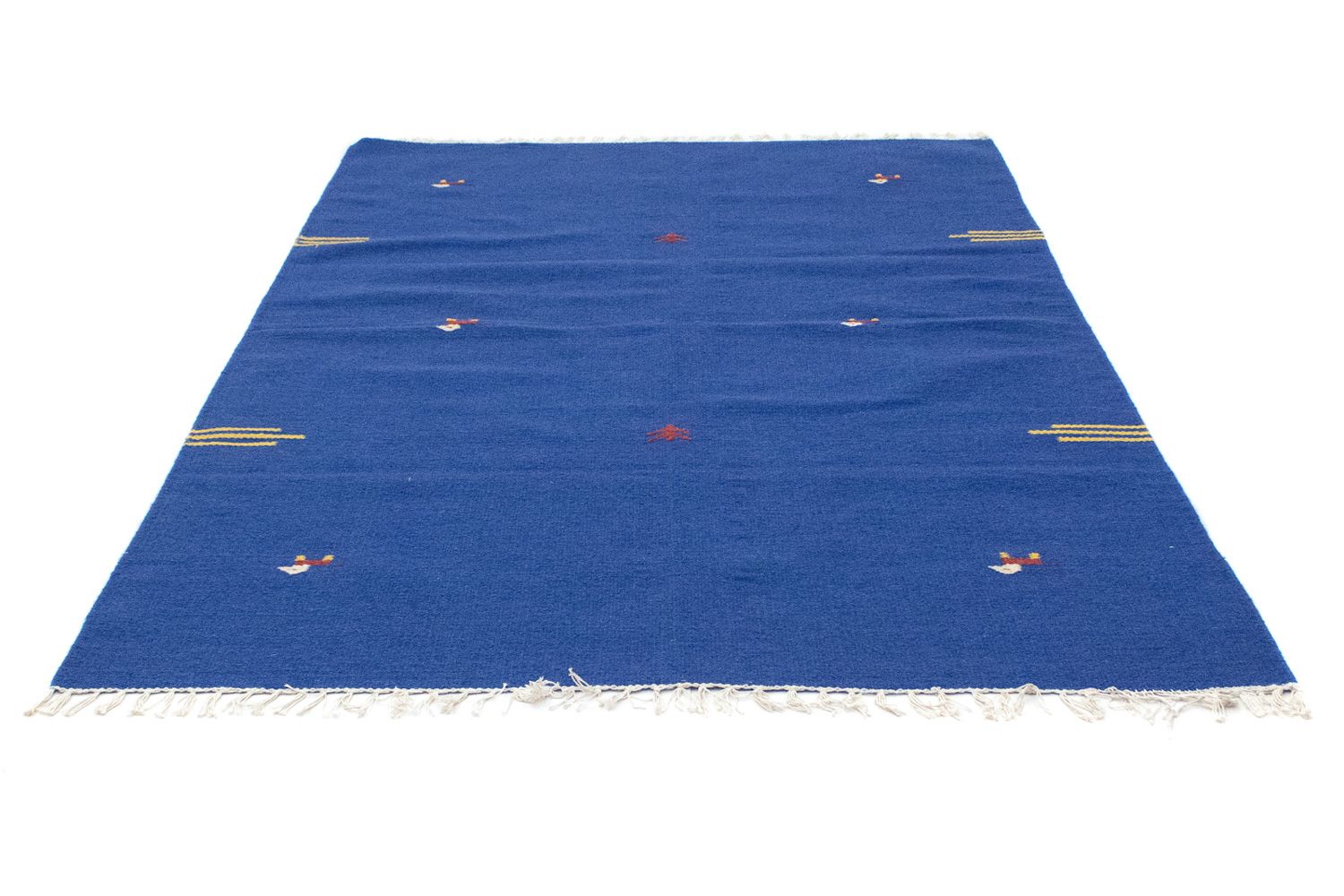 Tapis Kelim - Tendance - 180 x 120 cm - bleu