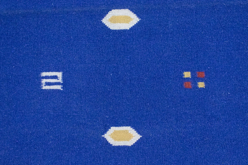 Tapis Kelim - Tendance - 180 x 120 cm - bleu