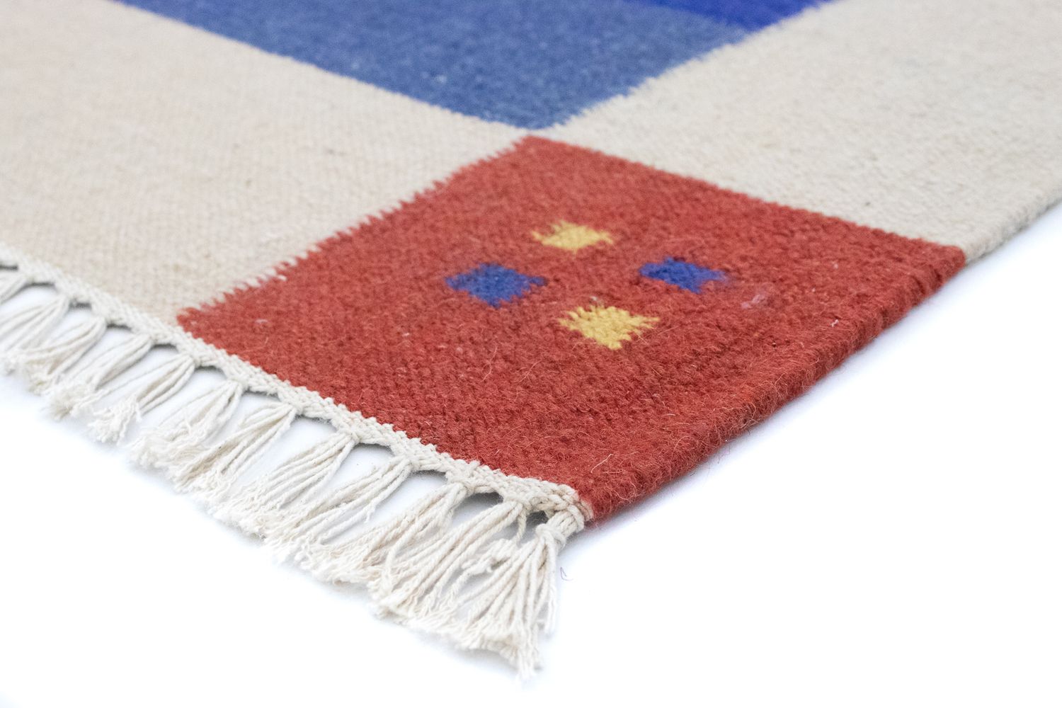 Tapis Kelim - Tendance - 180 x 120 cm - bleu