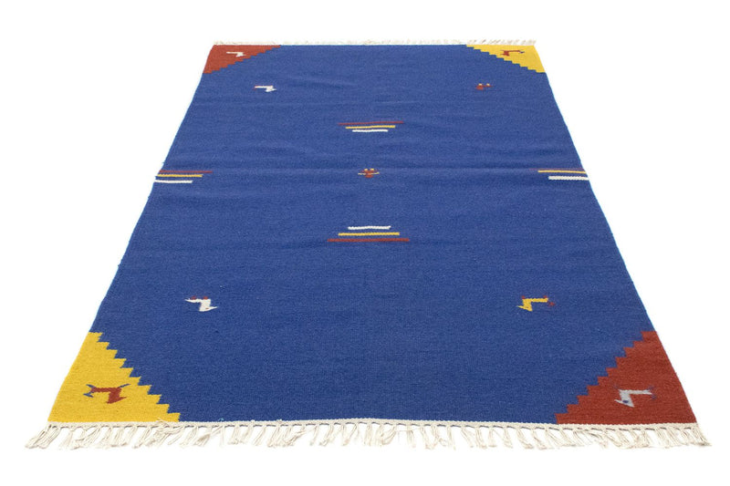 Tapis Kelim - Tendance - 180 x 120 cm - bleu
