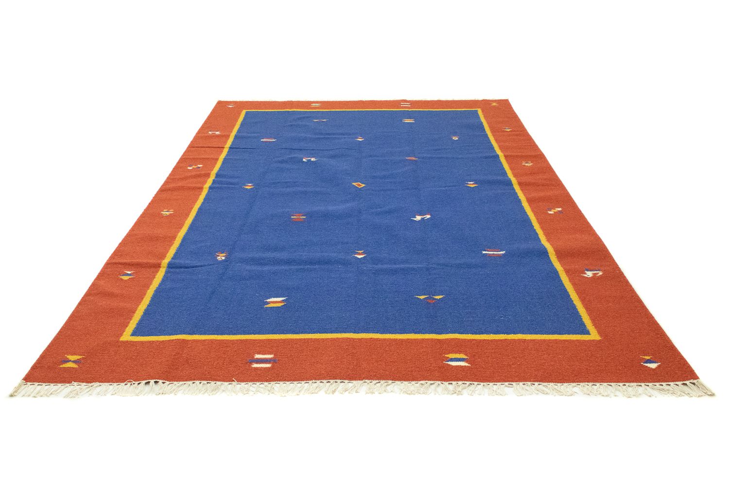 Tapis Kelim - Tendance - 300 x 200 cm - bleu