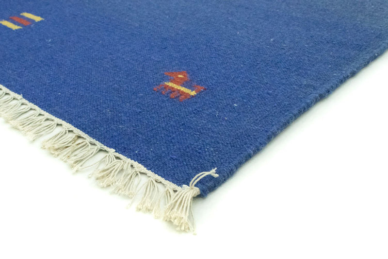 Tapis Kelim - Tendance - 300 x 200 cm - bleu