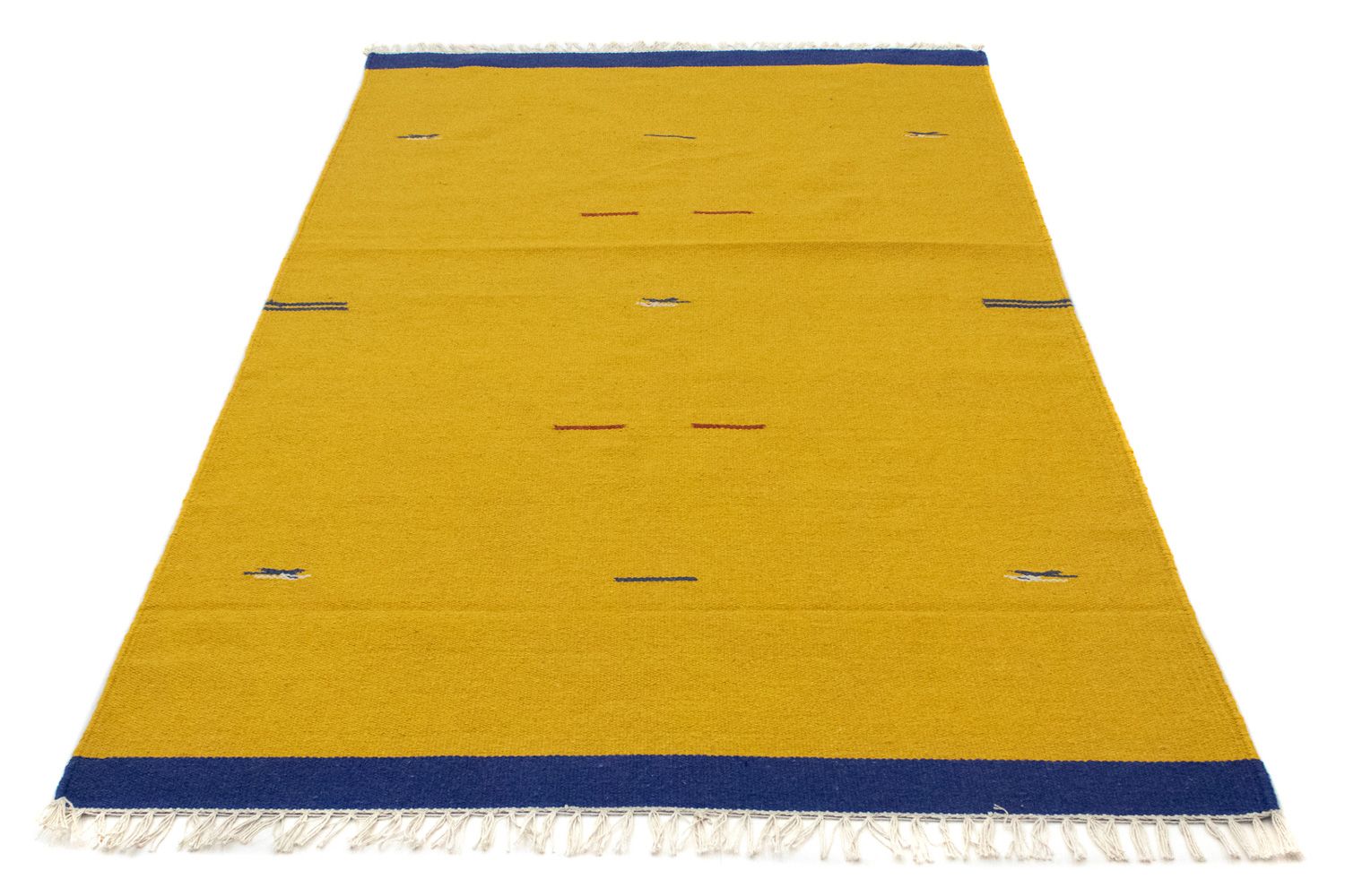 Tapis Kelim - Tendance - 180 x 120 cm - jaune