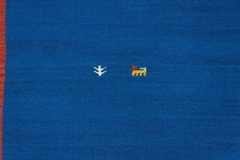 Tapis Kelim - Tendance - 180 x 120 cm - bleu