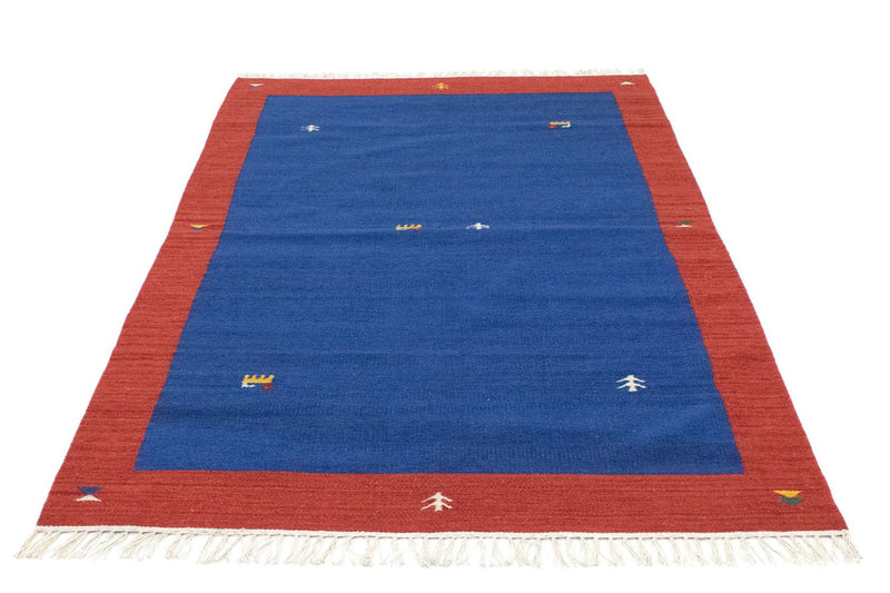 Tapis Kelim - Tendance - 180 x 120 cm - bleu