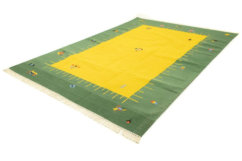 Tapis Kelim - Tendance - 300 x 200 cm - jaune