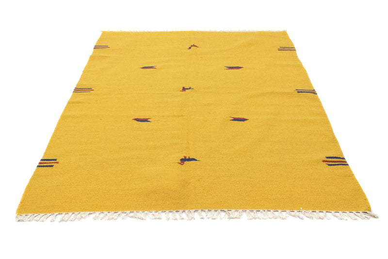 Tapis Kelim - Tendance - 200 x 140 cm - jaune
