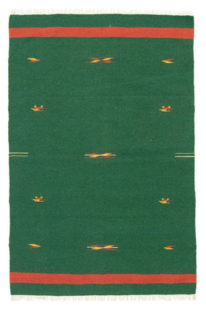Tapis Kelim - Tendance - 180 x 120 cm - vert foncé