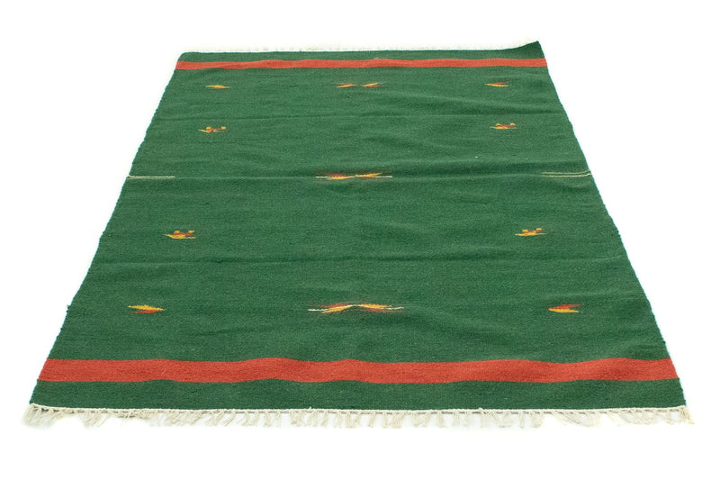 Tapis Kelim - Tendance - 180 x 120 cm - vert foncé