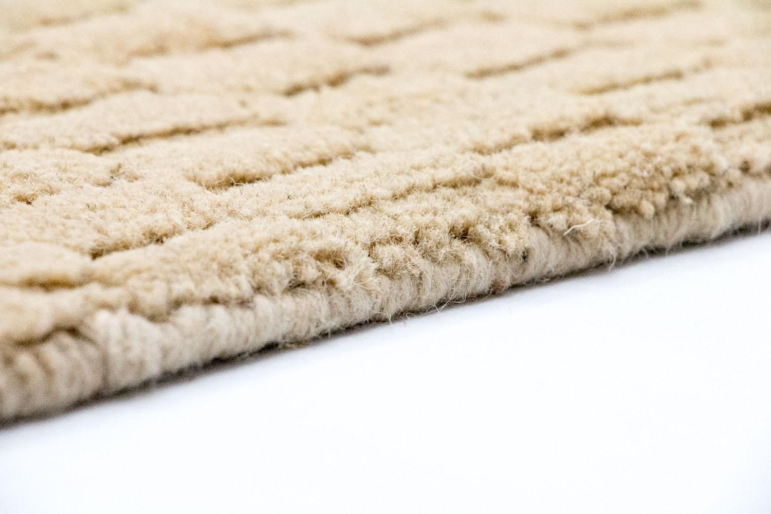 Tapis en laine - 177 x 125 cm - beige