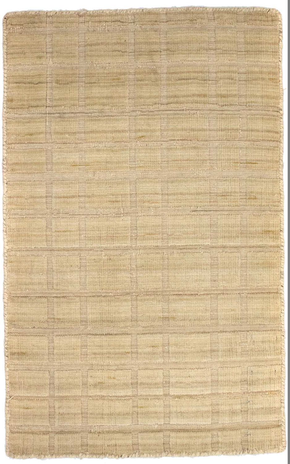 Tapis en laine - 89 x 55 cm - beige