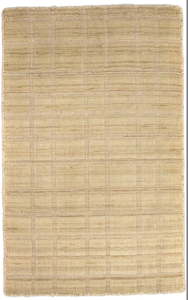 Tapis en laine - 89 x 55 cm - beige
