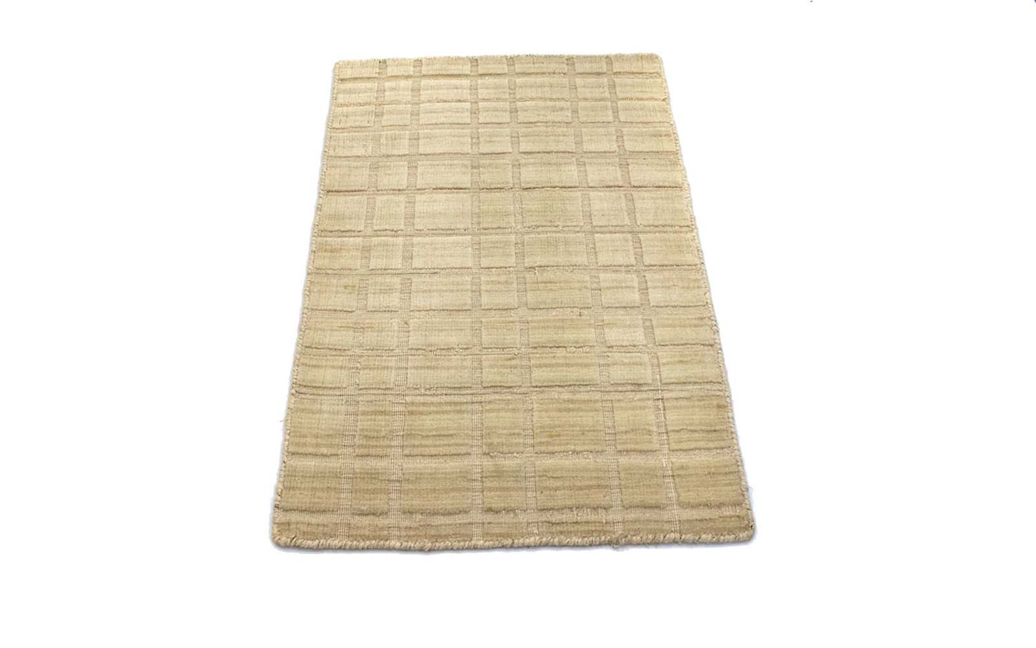 Tapis en laine - 89 x 55 cm - beige
