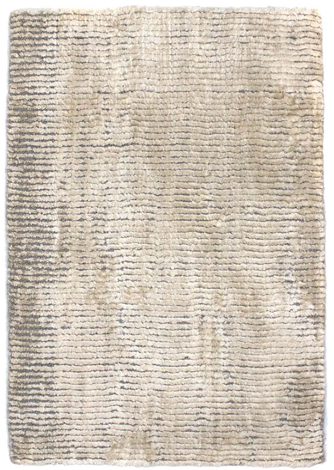 Tapis en viscose - 95 x 65 cm - beige