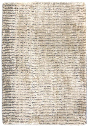 Tapis en viscose - 95 x 65 cm - beige