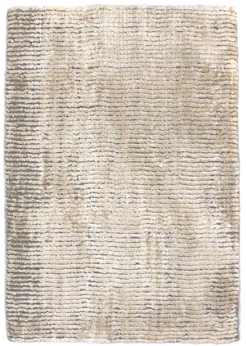 Tapis en viscose - 95 x 65 cm - beige