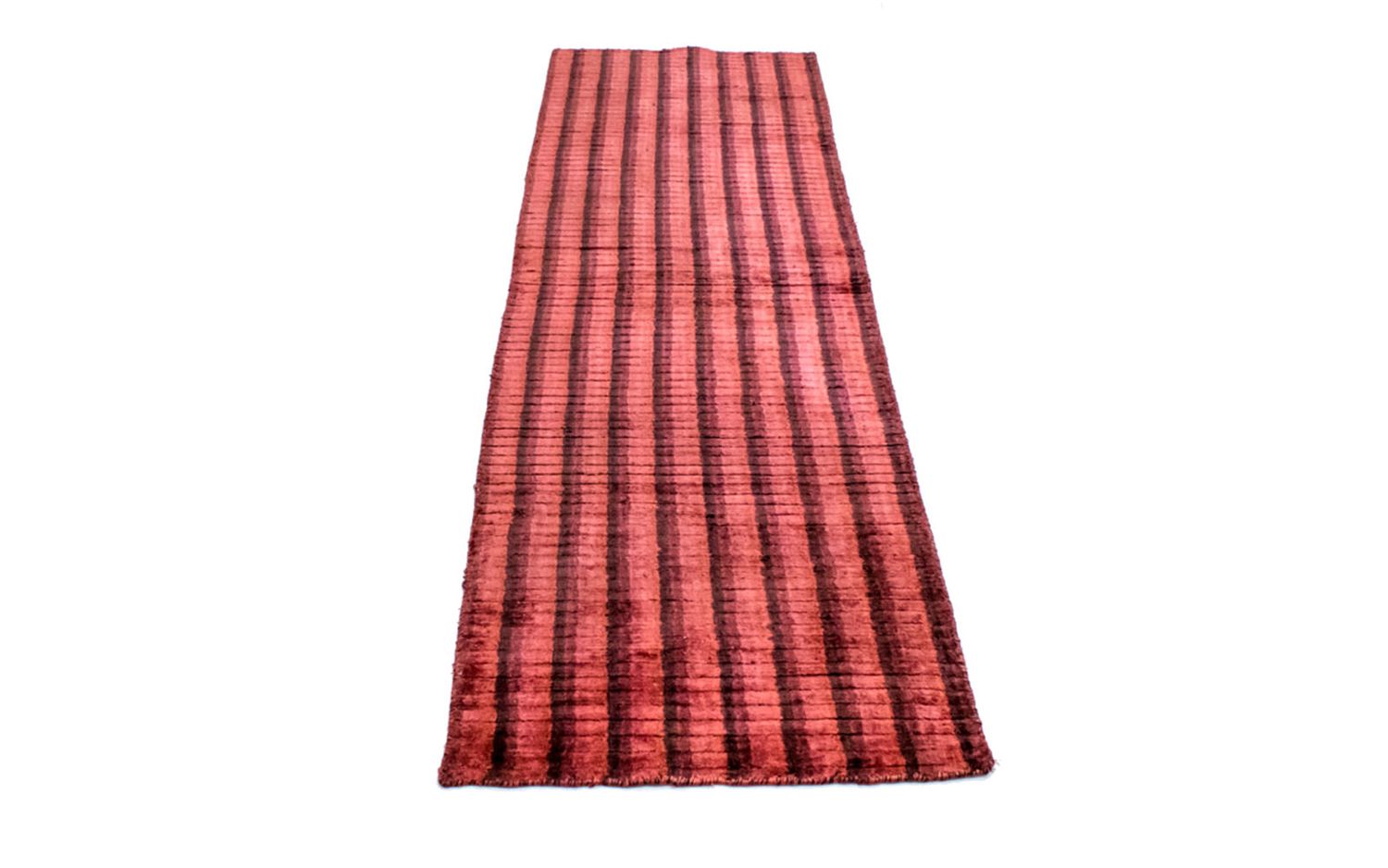 Tapis de couloir Tapis en viscose - 203 x 63 cm - rouge