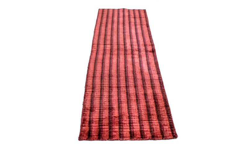 Tapis de couloir Tapis en viscose - 203 x 63 cm - rouge