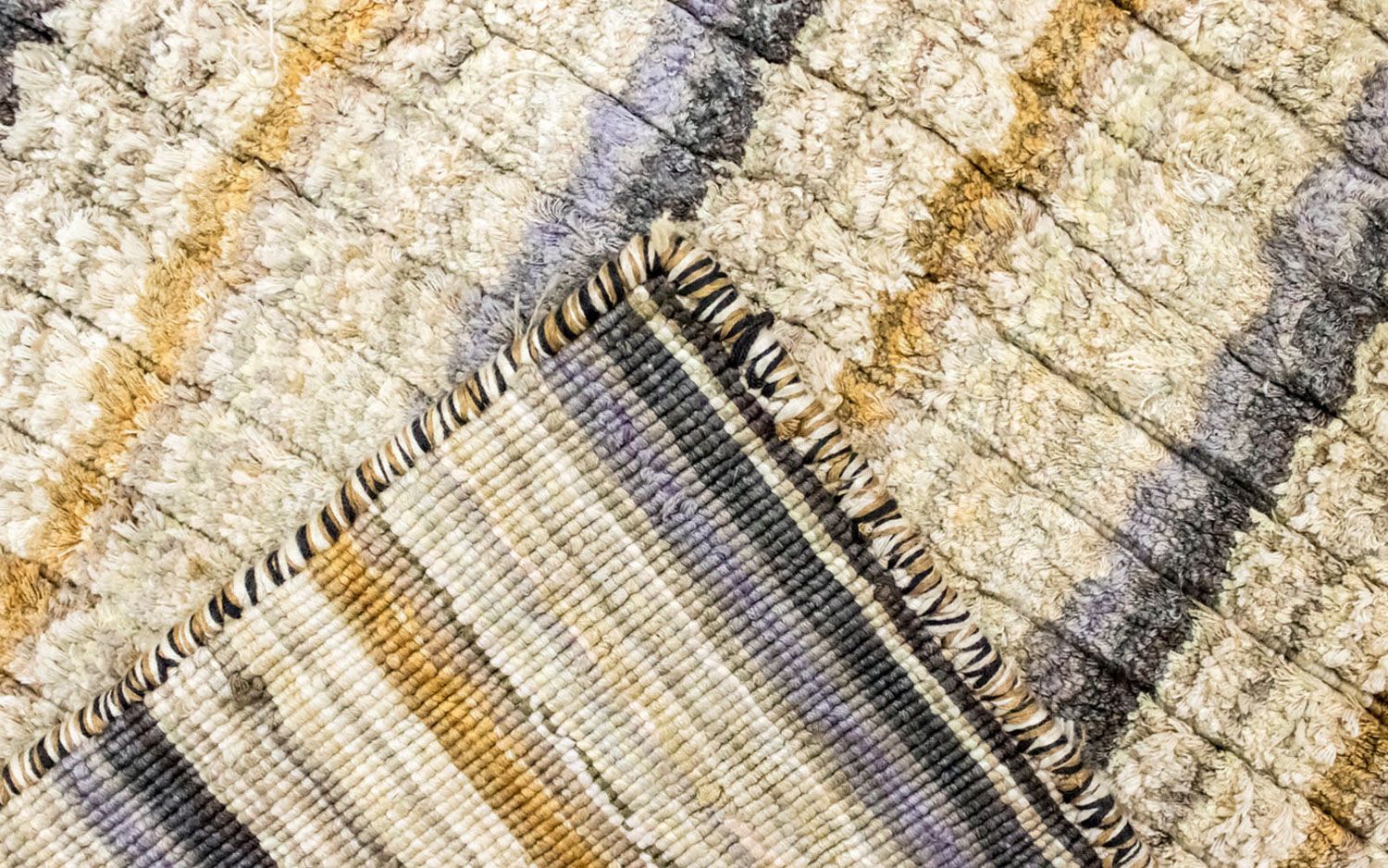 Viskose Teppich 180 x 94 cm Läufer Flur