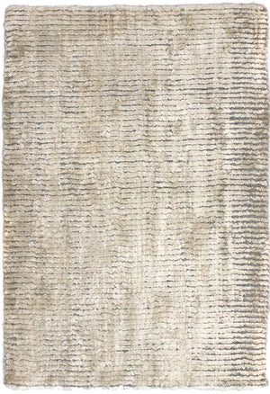 Tapis en viscose - 95 x 66 cm - beige
