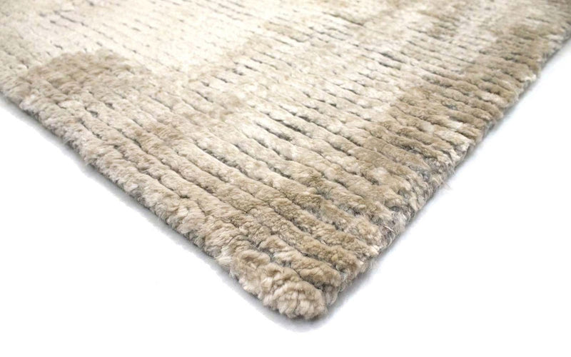 Tapis en viscose - 95 x 66 cm - beige