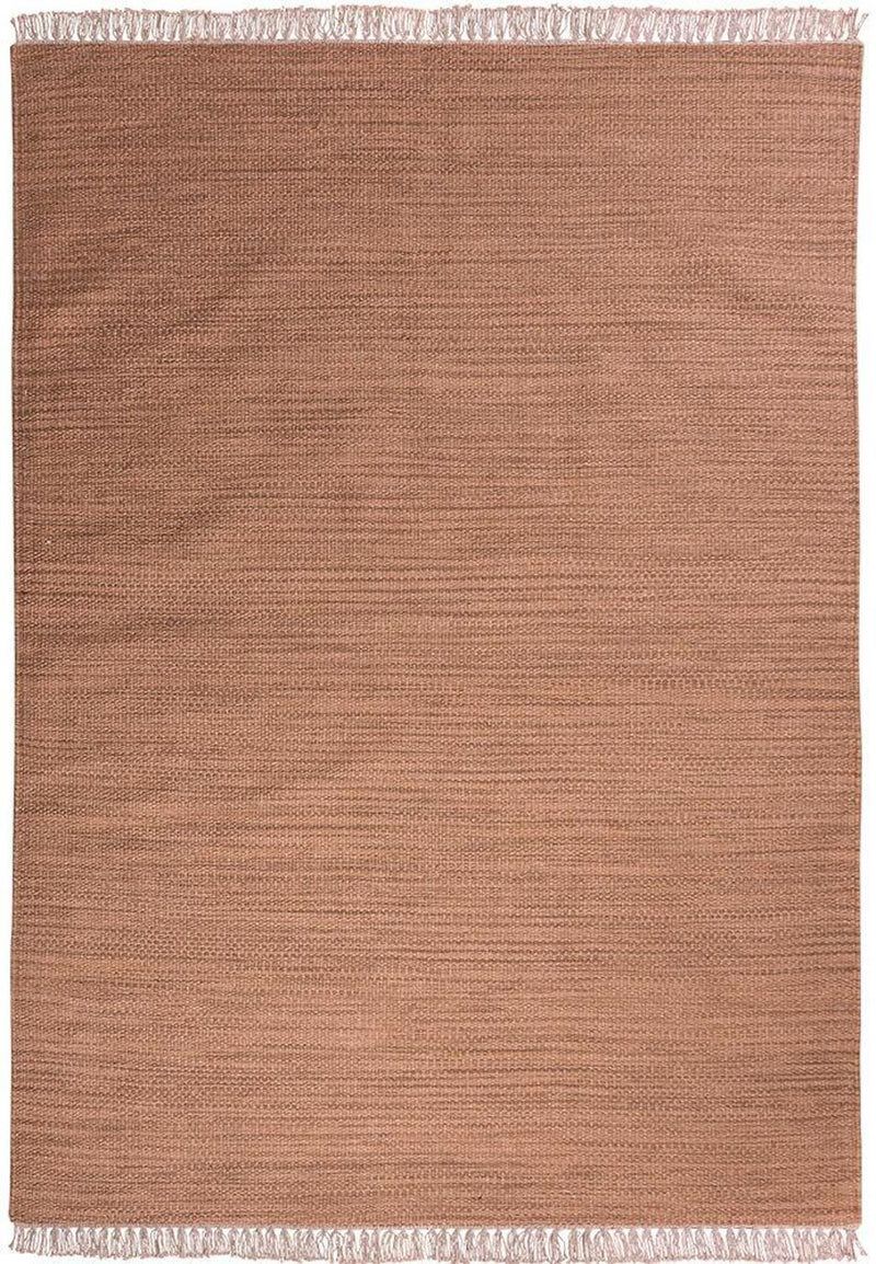 Tapis Kelim - Tendance - 200 x 140 cm - marron clair