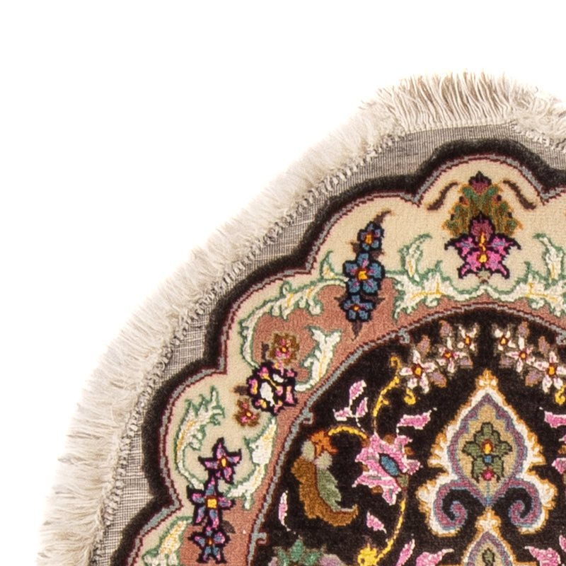 Tapis persan - Tabriz - Royal ovale  - 68 x 48 cm - noir