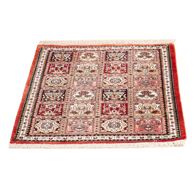 Tapis en soie - Ghom soie - Premium - 71 x 58 cm - multicolore