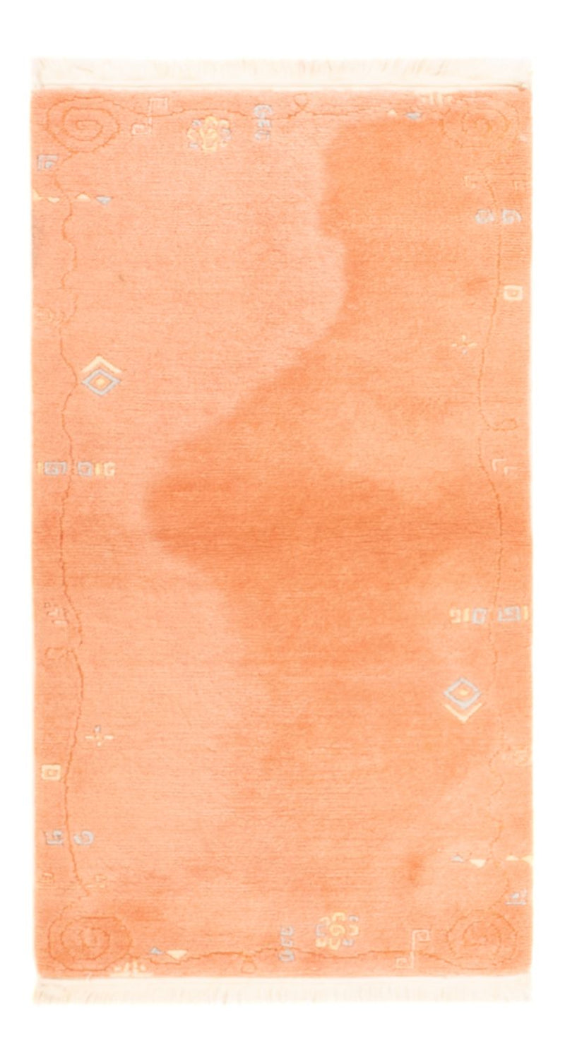Tapis Népalais - 141 x 74 cm - saumon