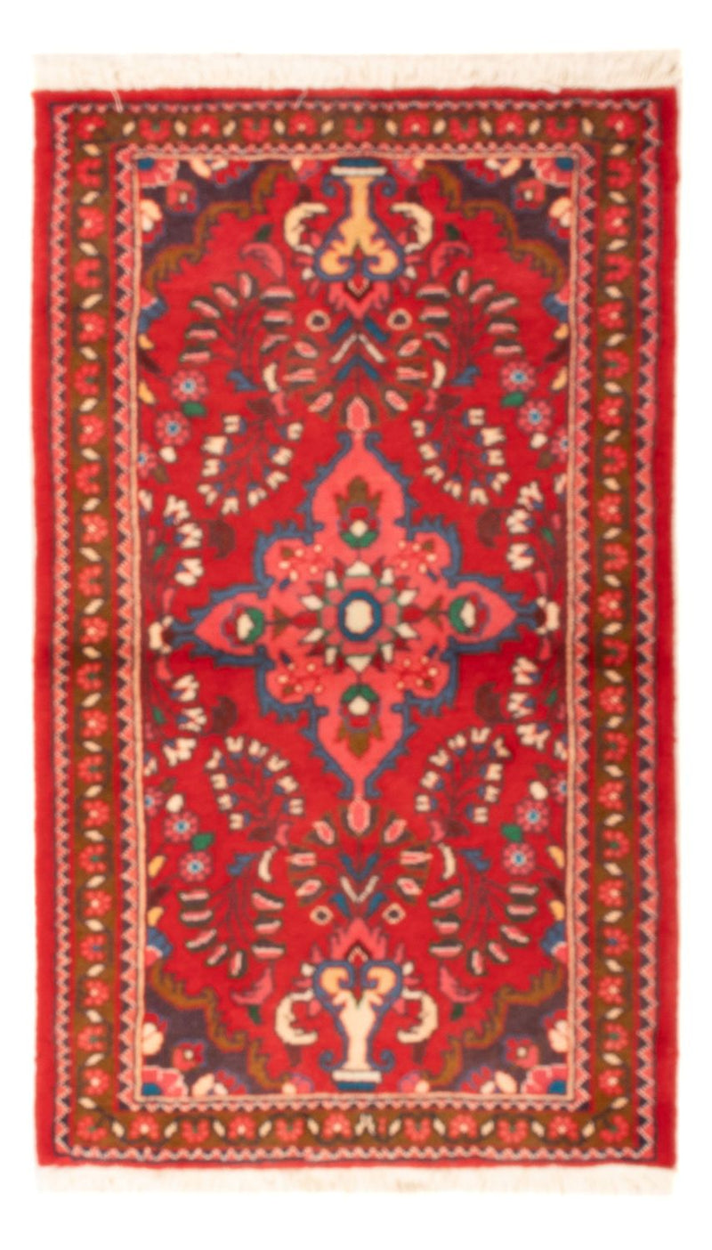 Tapis persan - Nomadic - 124 x 71 cm - rouge