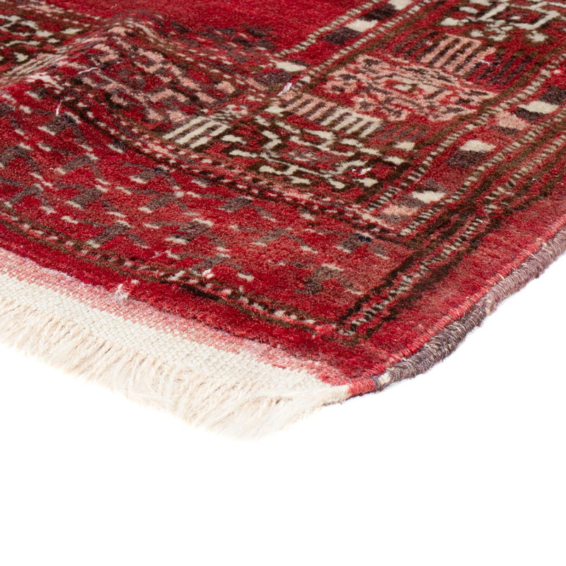 Tapis Turkaman - 121 x 83 cm - rouge foncé