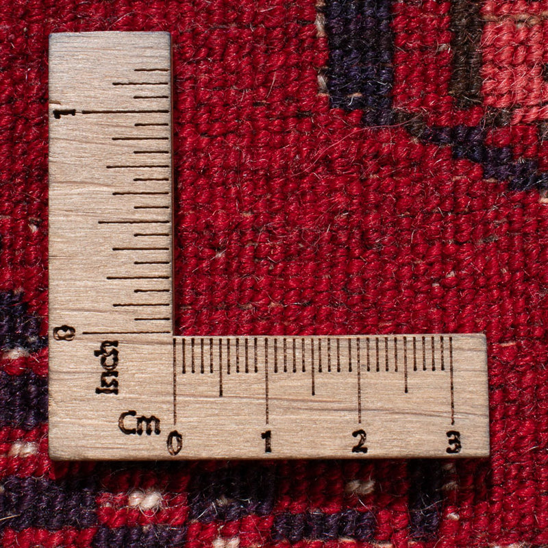 Tapis Turkaman - 121 x 83 cm - rouge foncé