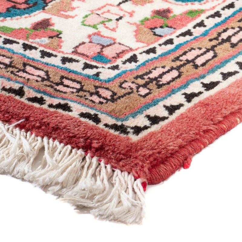 Tapis persan - Nomadic - 129 x 76 cm - rouge clair