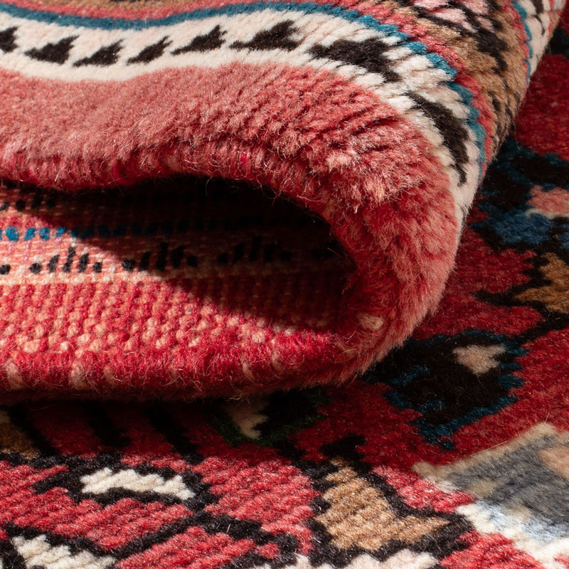 Tapis persan - Nomadic - 129 x 76 cm - rouge clair