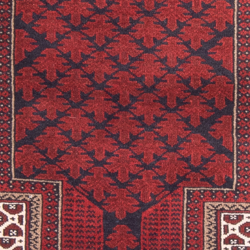 Tapis Belutsch - Tapis de prière - 154 x 92 cm - rouge