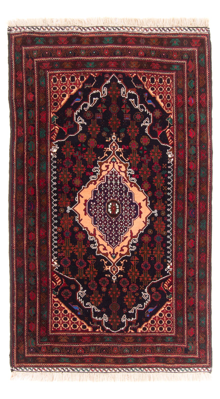 Tapis Belutsch - 195 x 117 cm - bleu foncé
