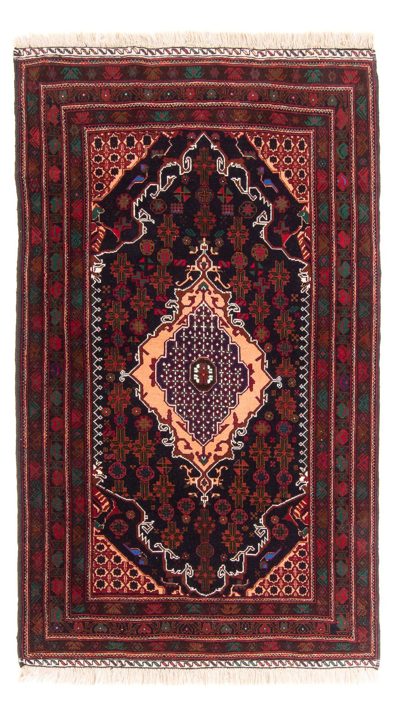 Tapis Belutsch - 195 x 117 cm - bleu foncé