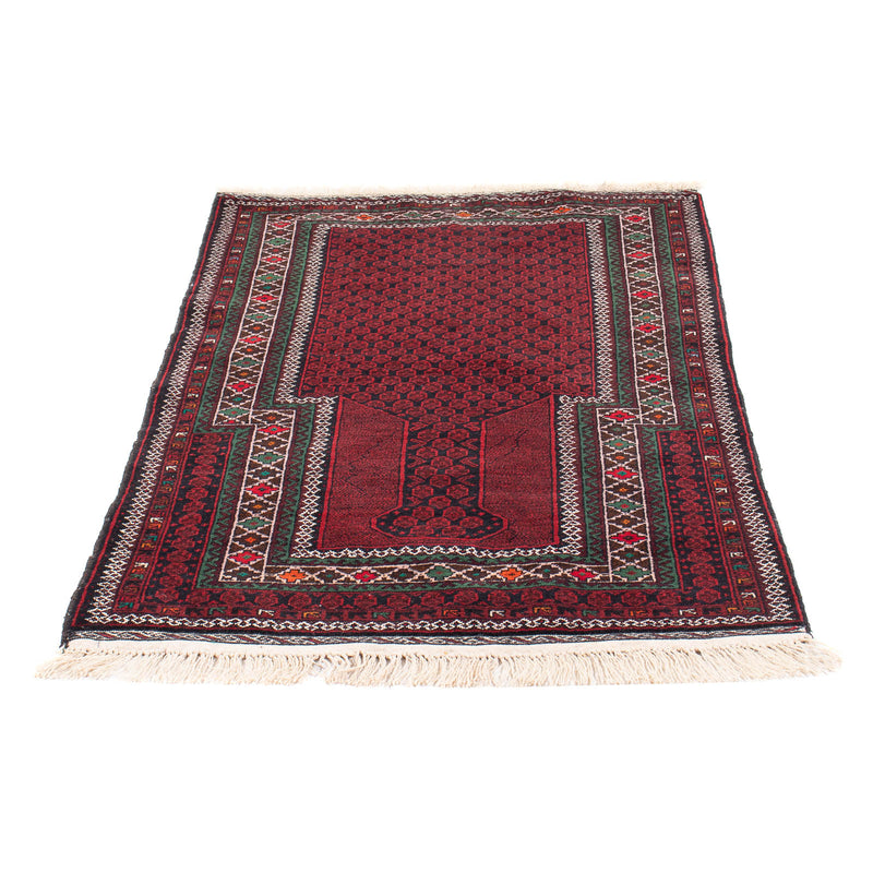 Tapis Belutsch - Tapis de prière - 145 x 88 cm - rouge