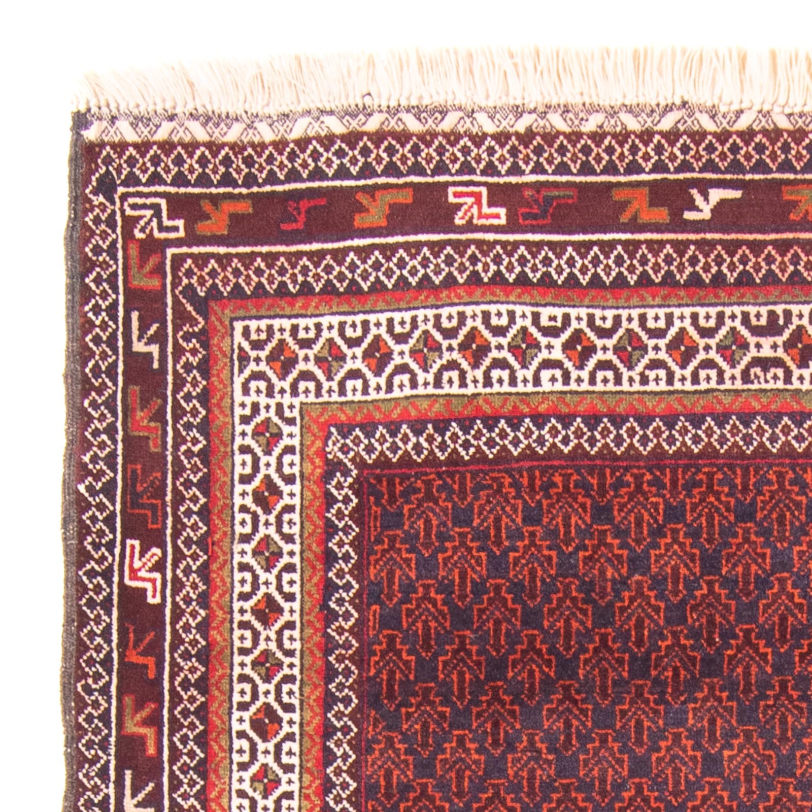 Tapis Belutsch - Tapis de prière - 146 x 99 cm - bleu foncé