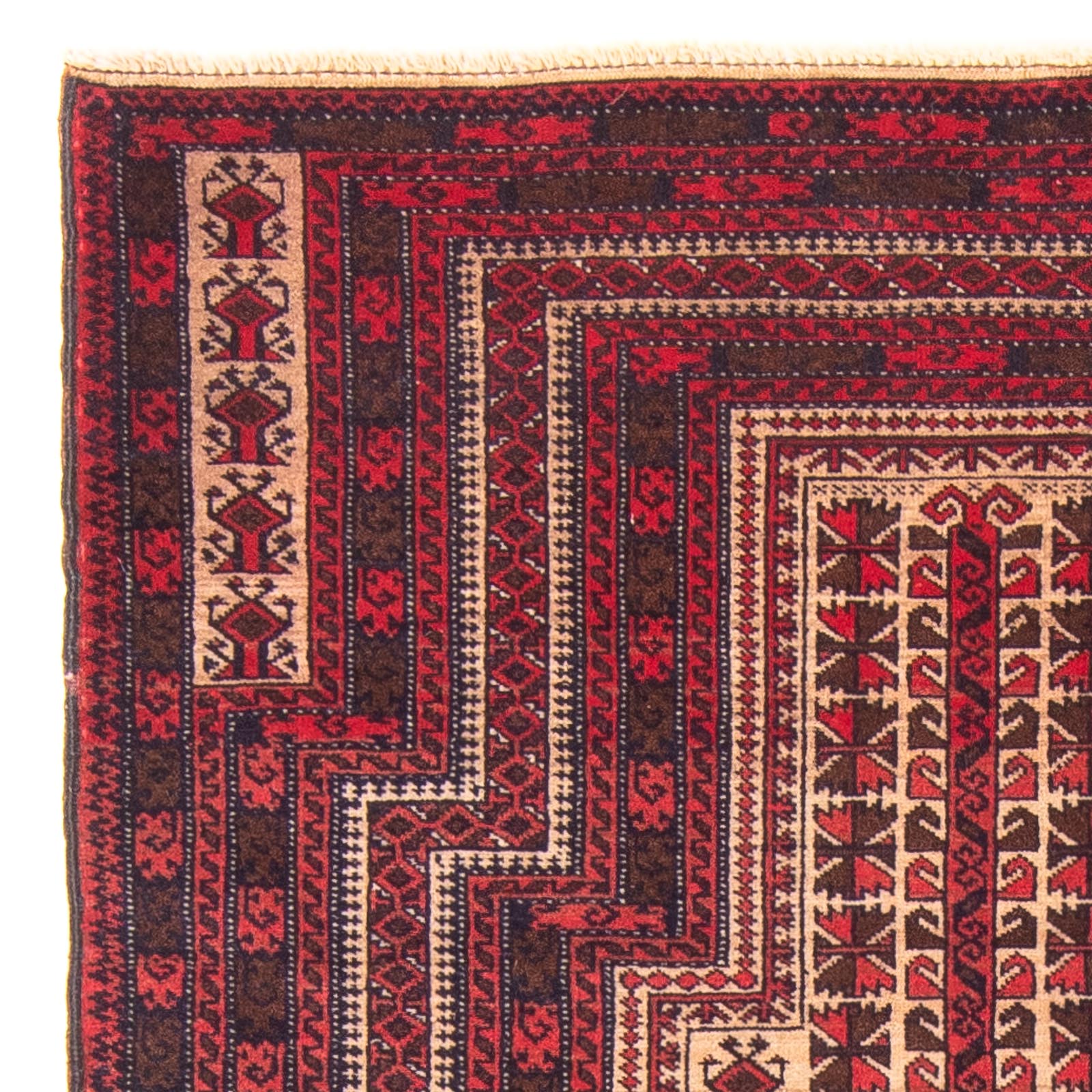 Tapis Belutsch - Tapis de prière - 132 x 95 cm - beige