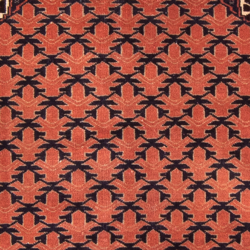 Tapis Belutsch - Tapis de prière - 138 x 95 cm - rouille