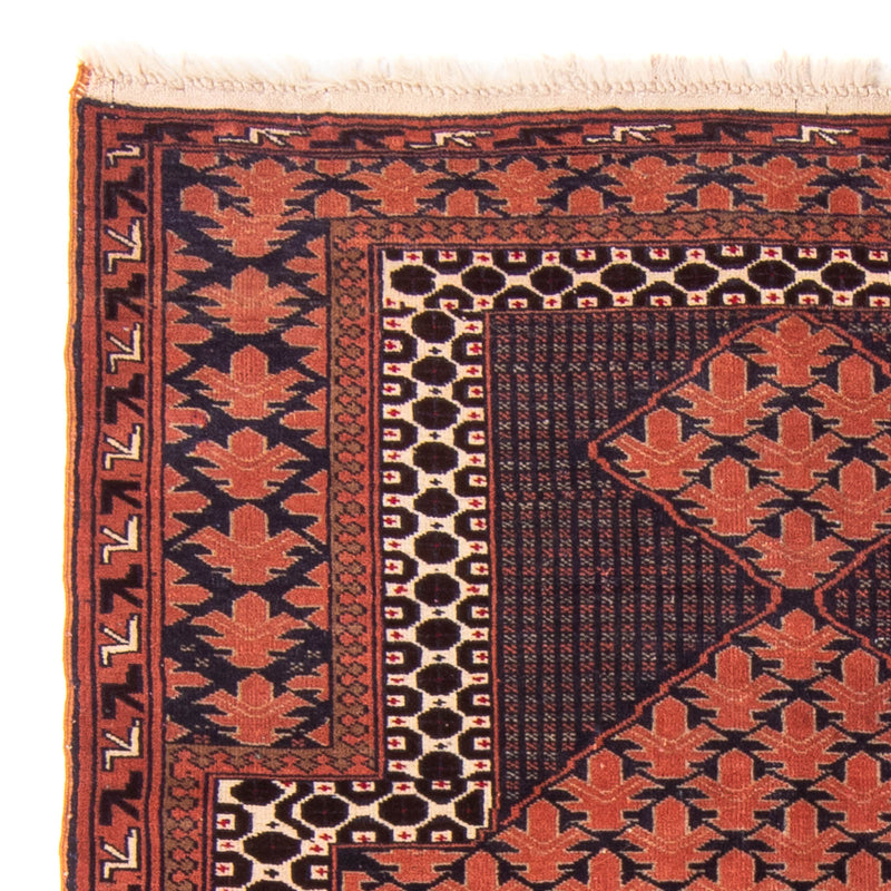 Tapis Belutsch - Tapis de prière - 138 x 95 cm - rouille